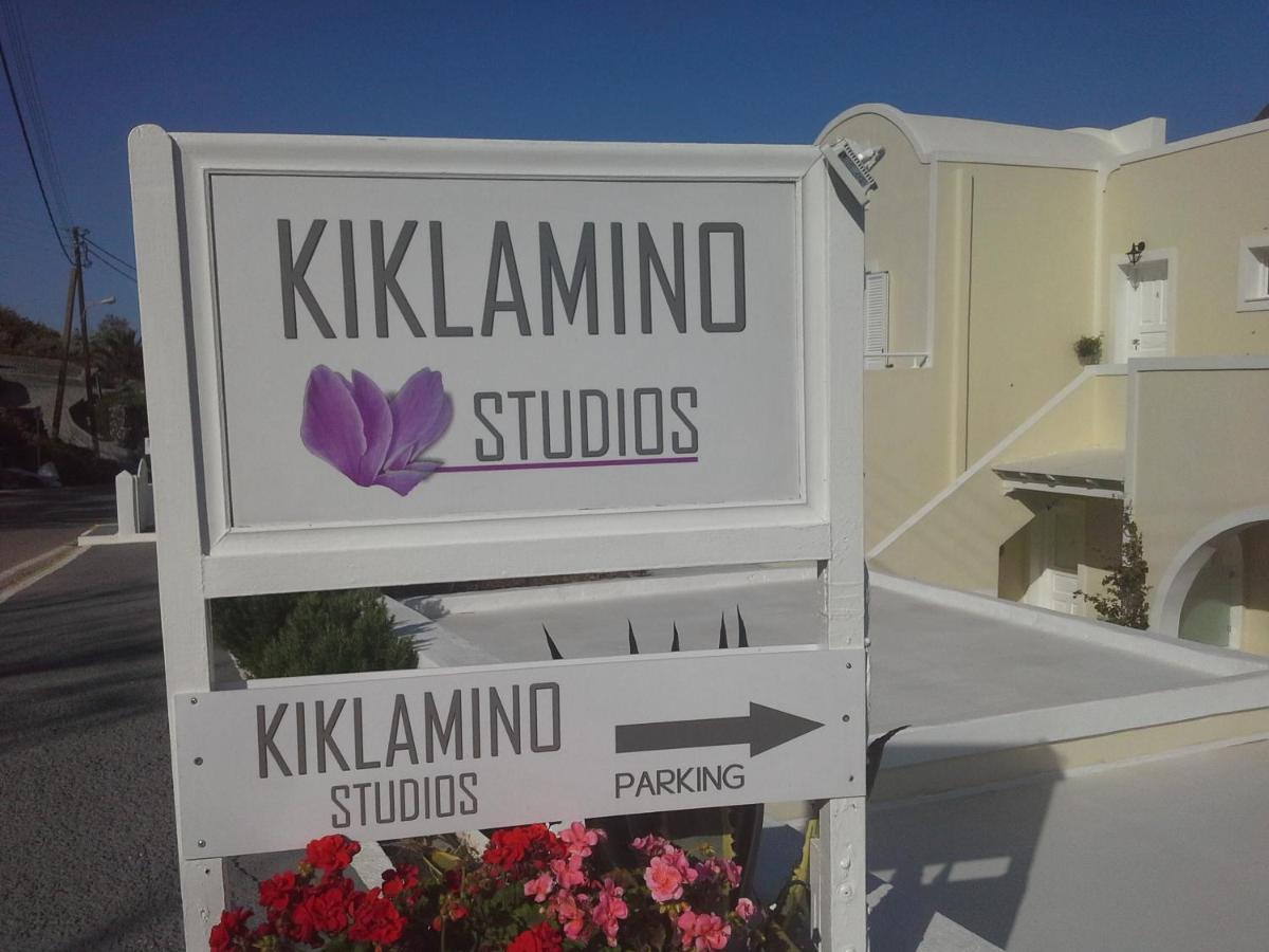 Kiklamino Sunset Studios Oía Exterior foto